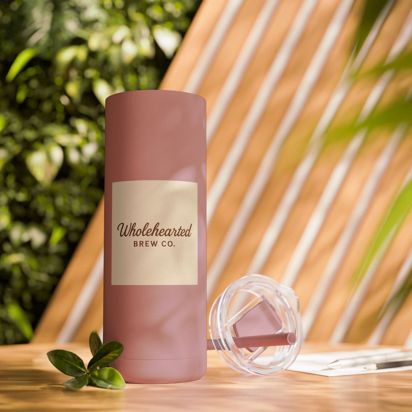 Wholehearted Brew Co Journey Tumbler - 20oz Skinny Matte Tumbler