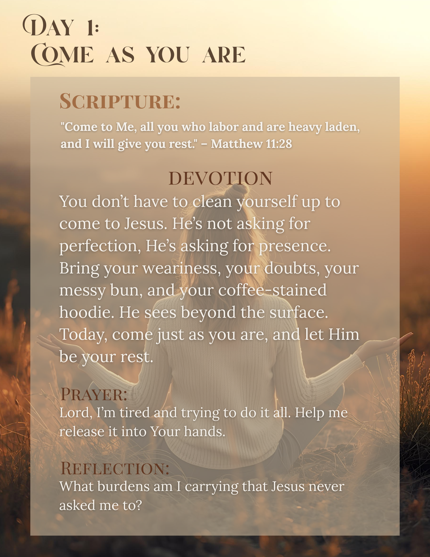 A Quiet Place: Fourteen Days of Meeting God Where You Are