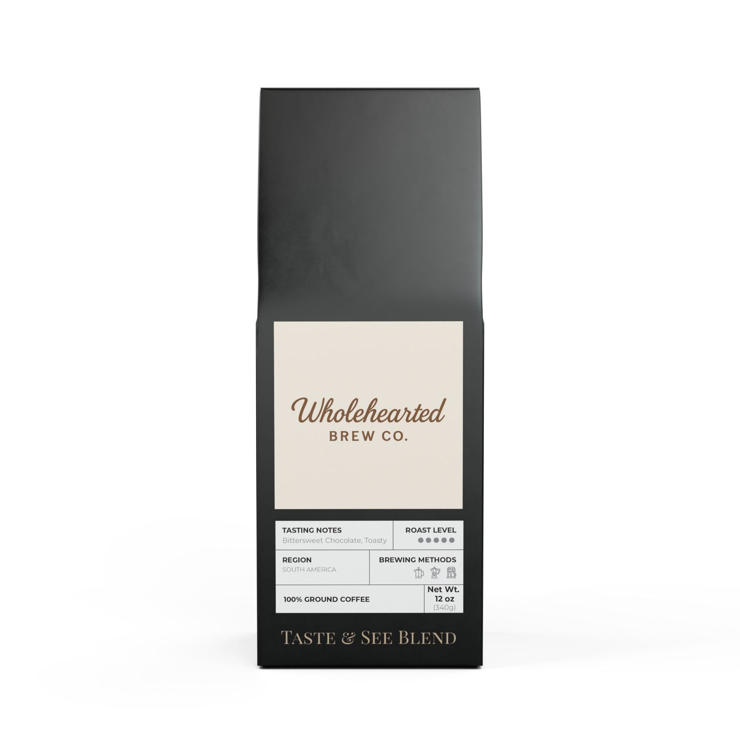 Taste & See Blend – French Roast Coffee (12oz)