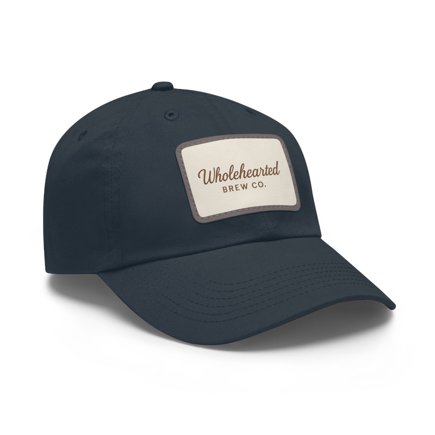 Wholehearted Brew Co. Dad Hat with Leather Patch