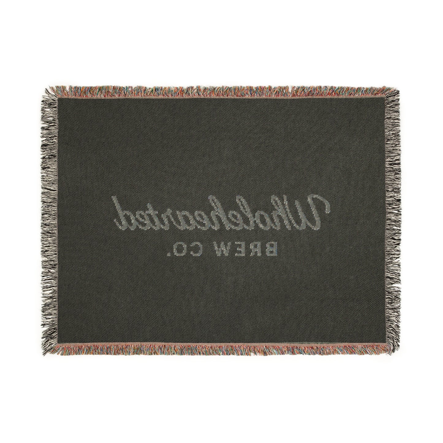 Wholehearted Brew Co. Woven Blanket - Cozy Home Décor for Coffee Lovers