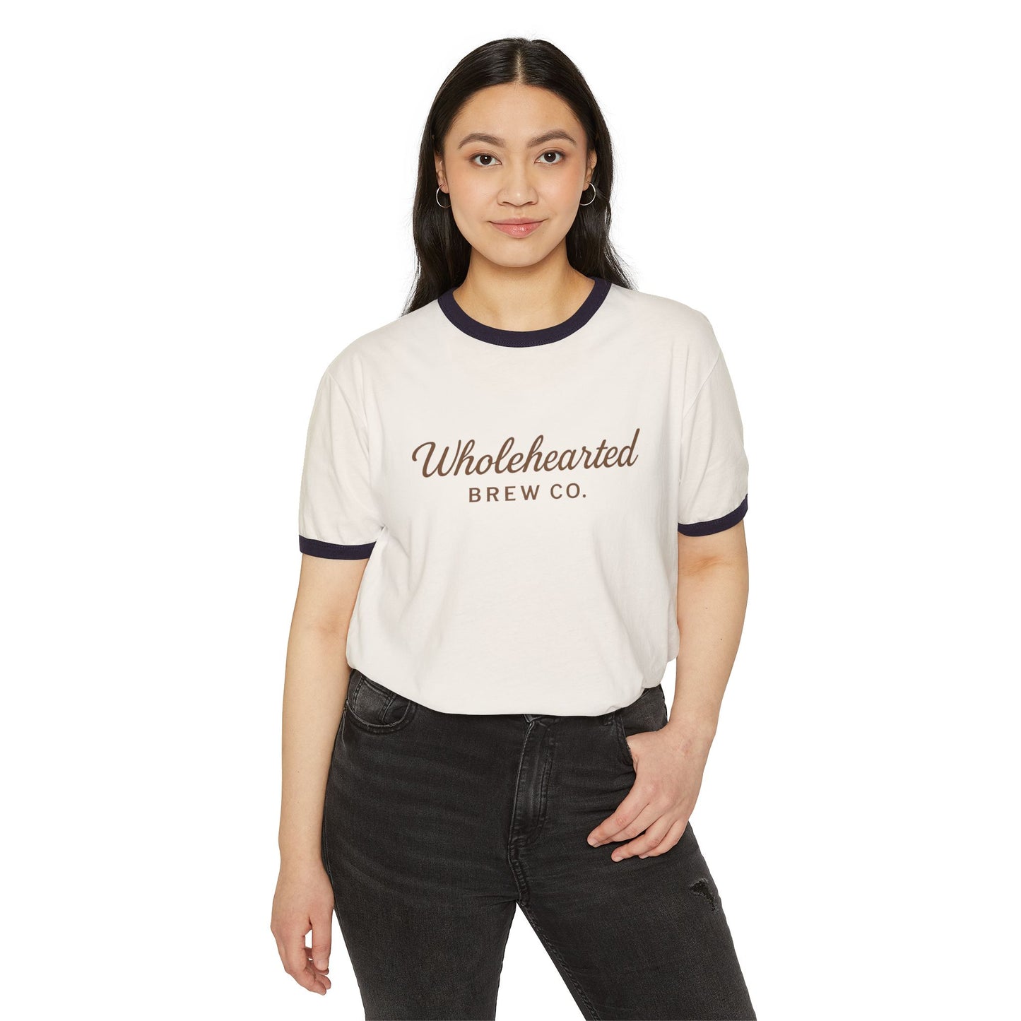 Wholehearted Brew Co. Cotton Ringer T-Shirt