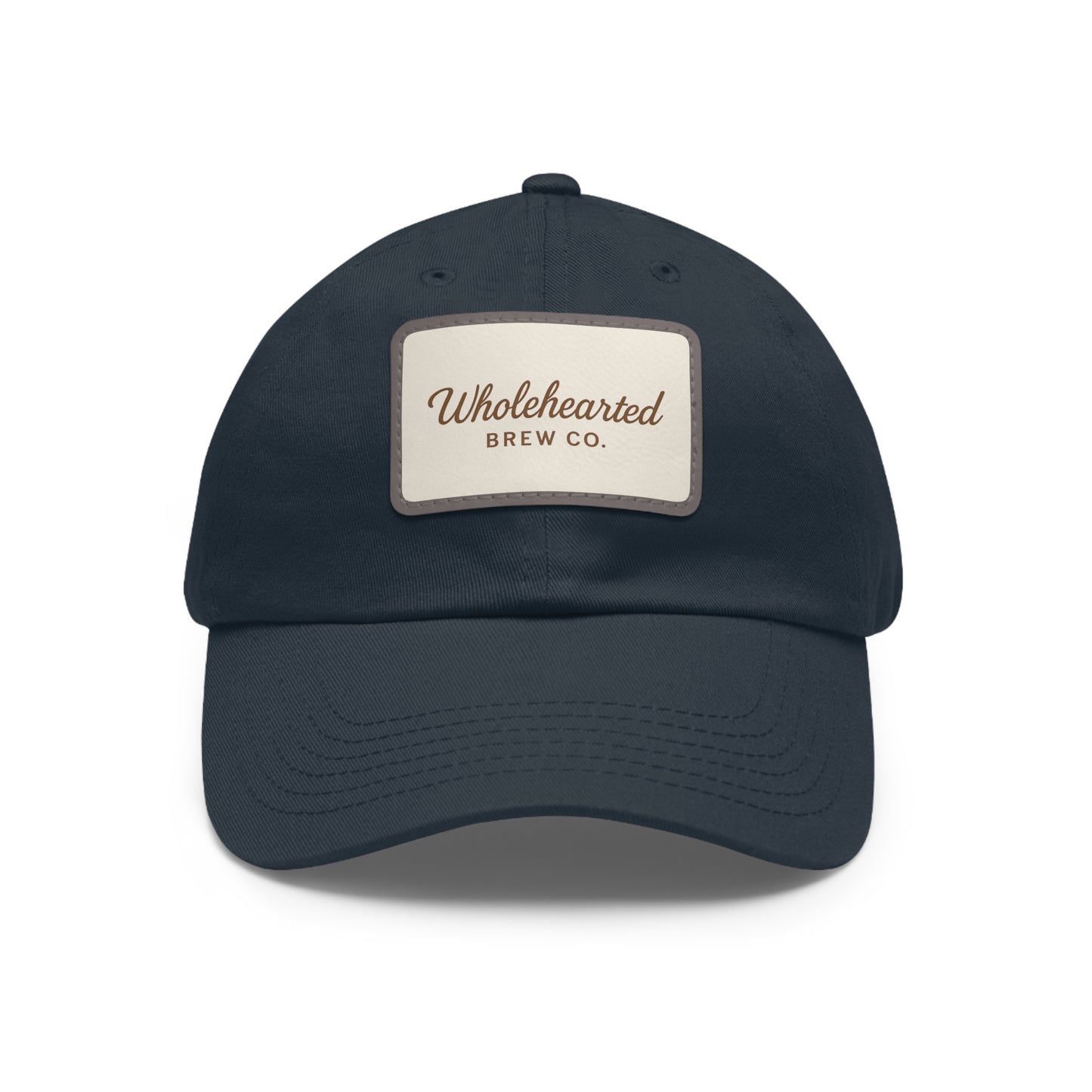 Wholehearted Brew Co. Dad Hat with Leather Patch