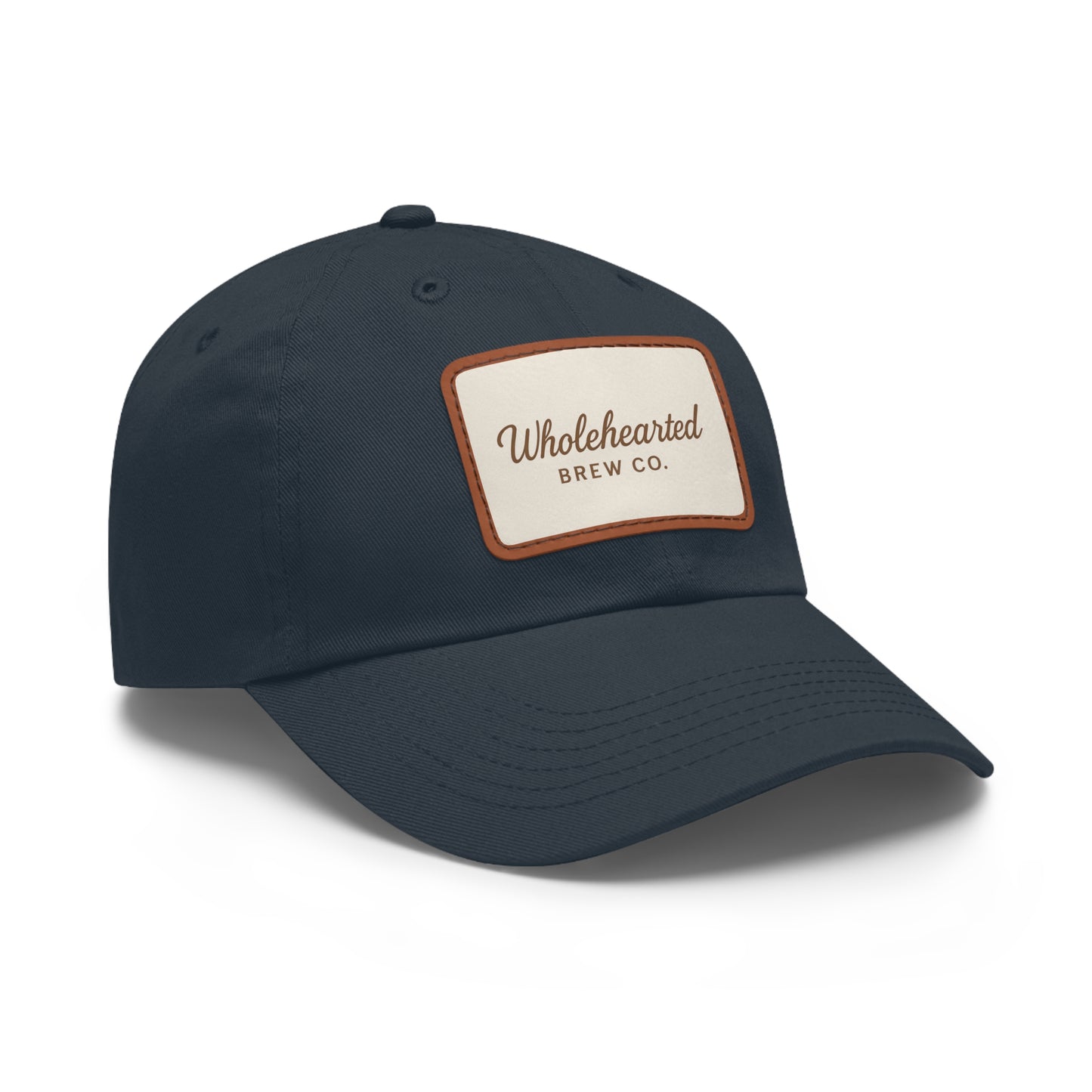 Wholehearted Brew Co. Dad Hat with Leather Patch
