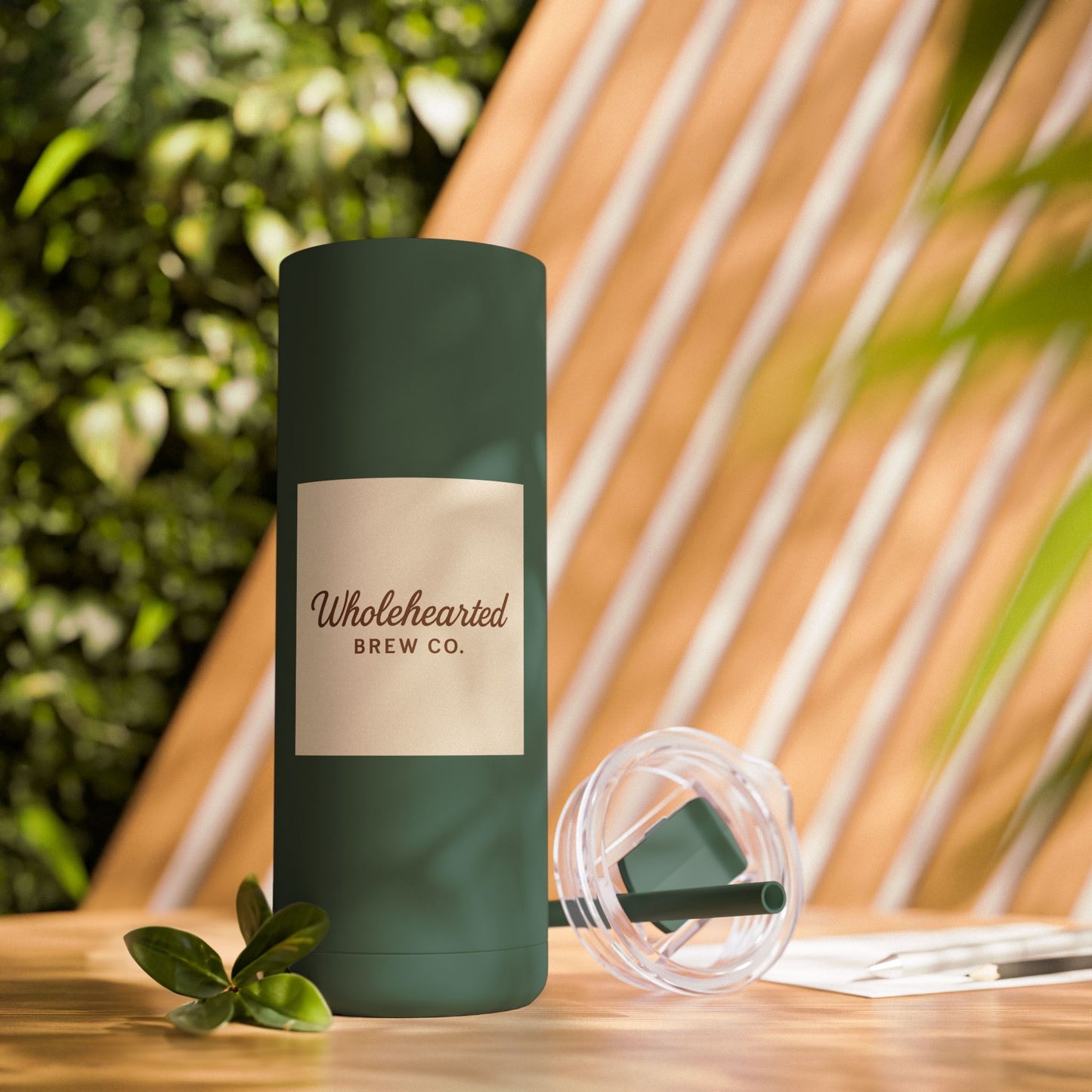 Wholehearted Brew Co Journey Tumbler - 20oz Skinny Matte Tumbler