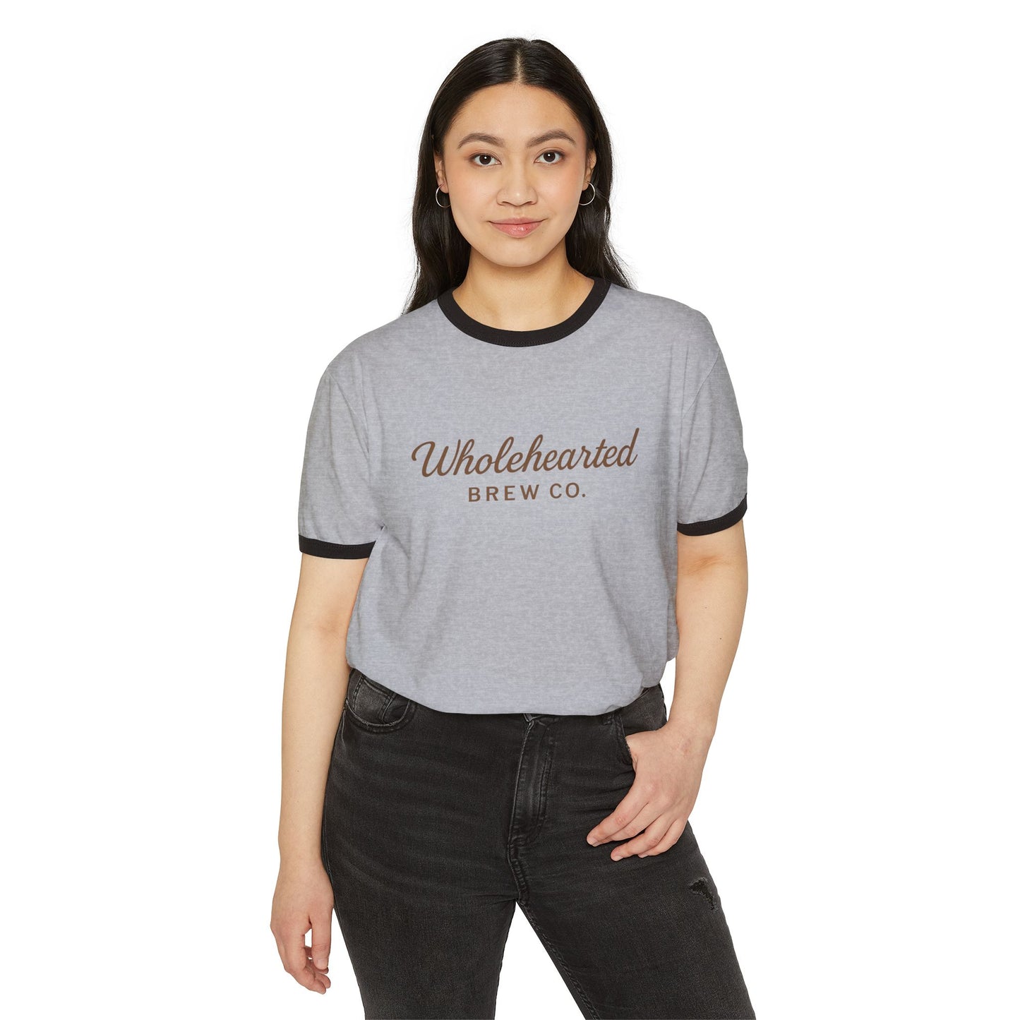 Wholehearted Brew Co. Cotton Ringer T-Shirt