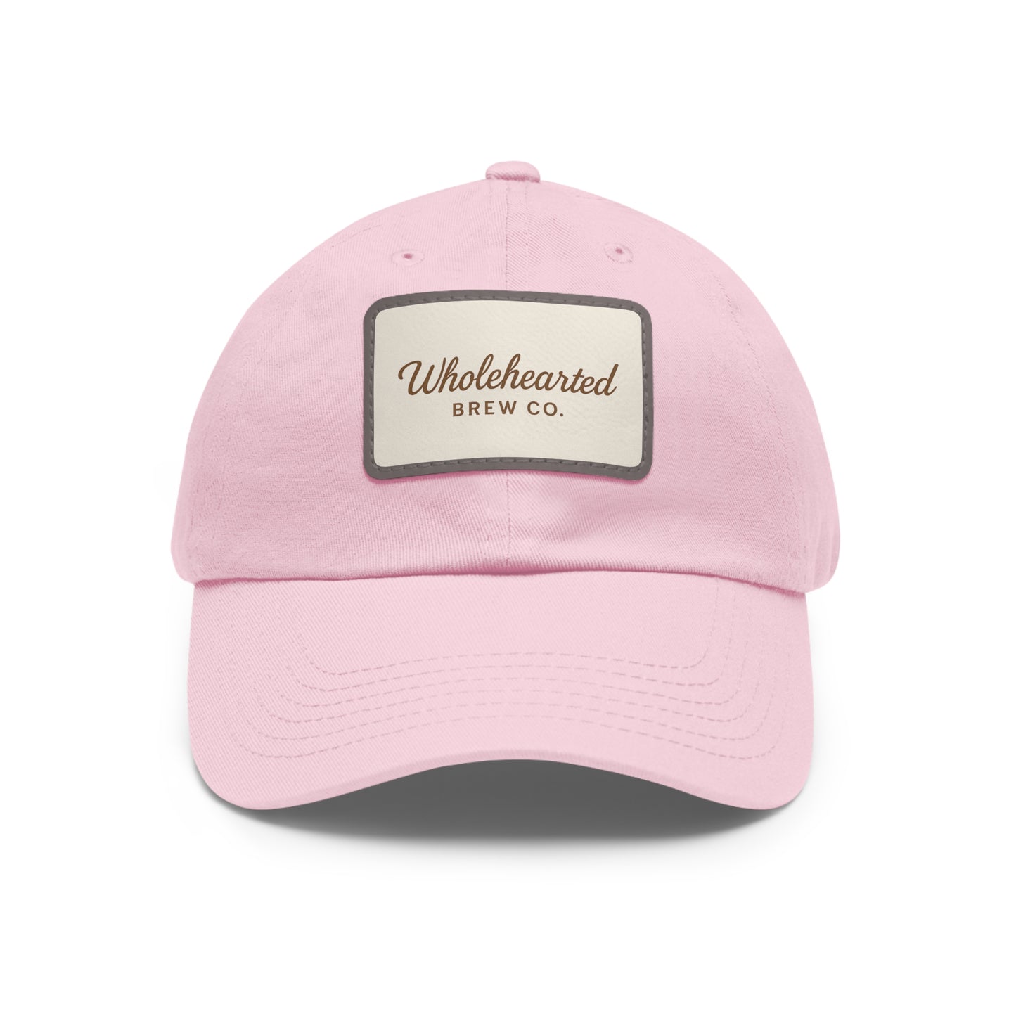 Wholehearted Brew Co. Dad Hat with Leather Patch