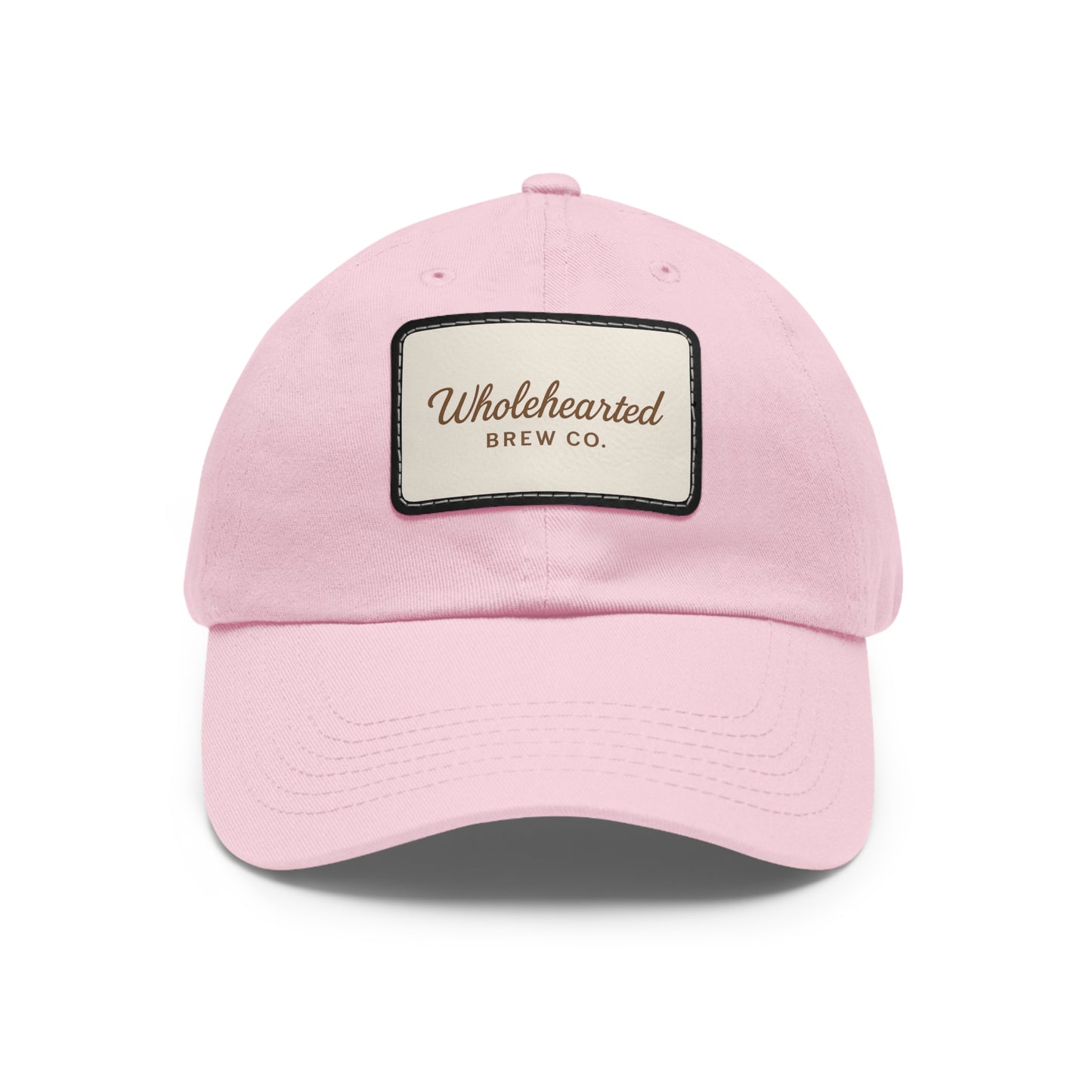 Wholehearted Brew Co. Dad Hat with Leather Patch