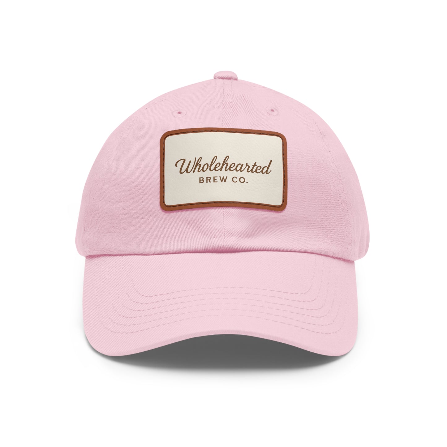 Wholehearted Brew Co. Dad Hat with Leather Patch
