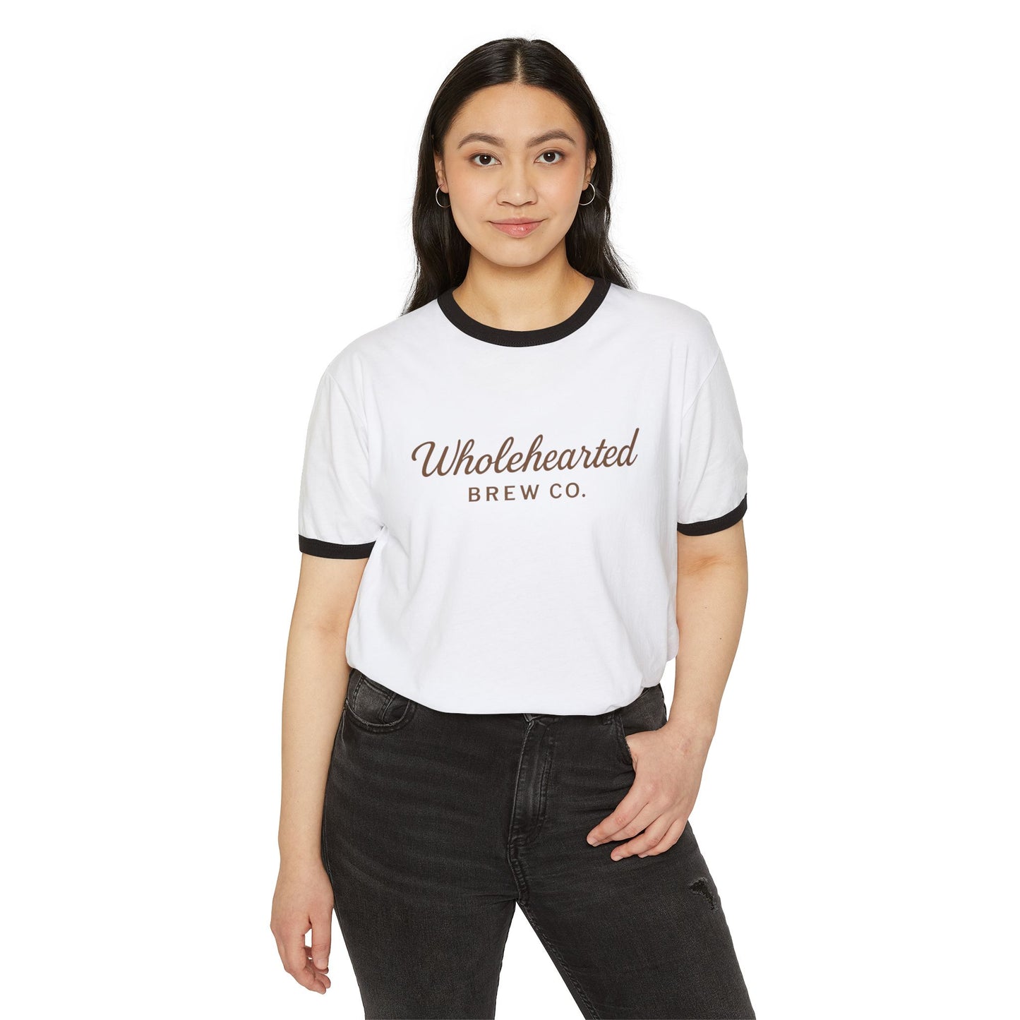 Wholehearted Brew Co. Cotton Ringer T-Shirt