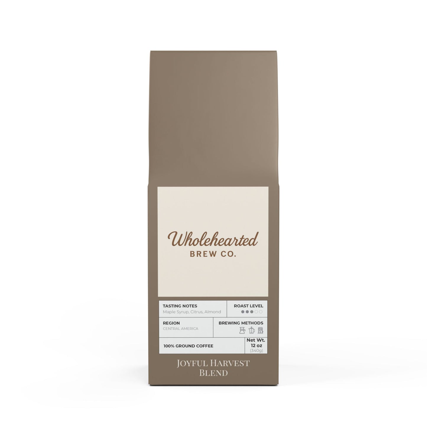 Joyful Harvest Blend – Specialty Medium Roast Coffee (12oz)