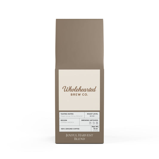 Joyful Harvest Blend – Specialty Medium Roast Coffee (12oz)